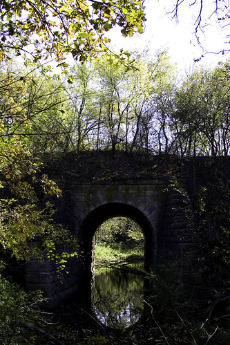 bala stone bridge limestone railroad reflection 1887 2005 kansas