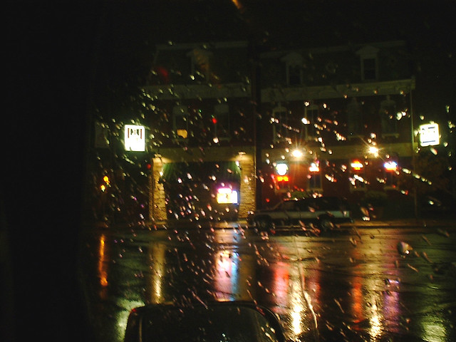 rainy night at the tavern