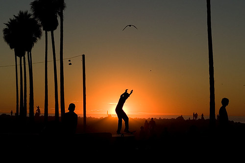 Venice Beach Skater on Sunset | Vu Bui | Flickr