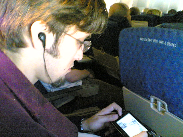 PSPing on the plane to Chicago
