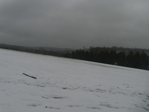 Remaining snow DSCN8568 Chorleywood to Chesham