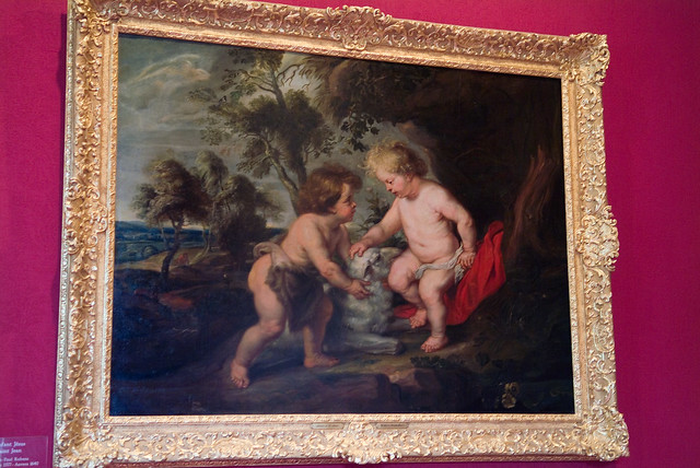 El niño Jesús y San Juan, de Rubens