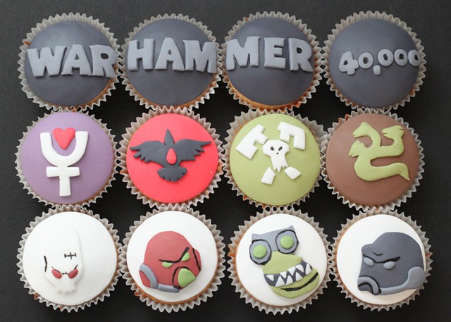 warhammer cupcakes