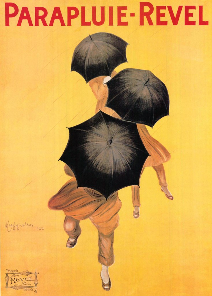 Umbrella Dance by Leonetto Cappiello 1875-1942