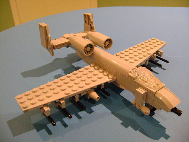 Custom Lego A10 jet