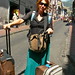 Kirsten Gum Walking to Hotel, Quito, Ecuador