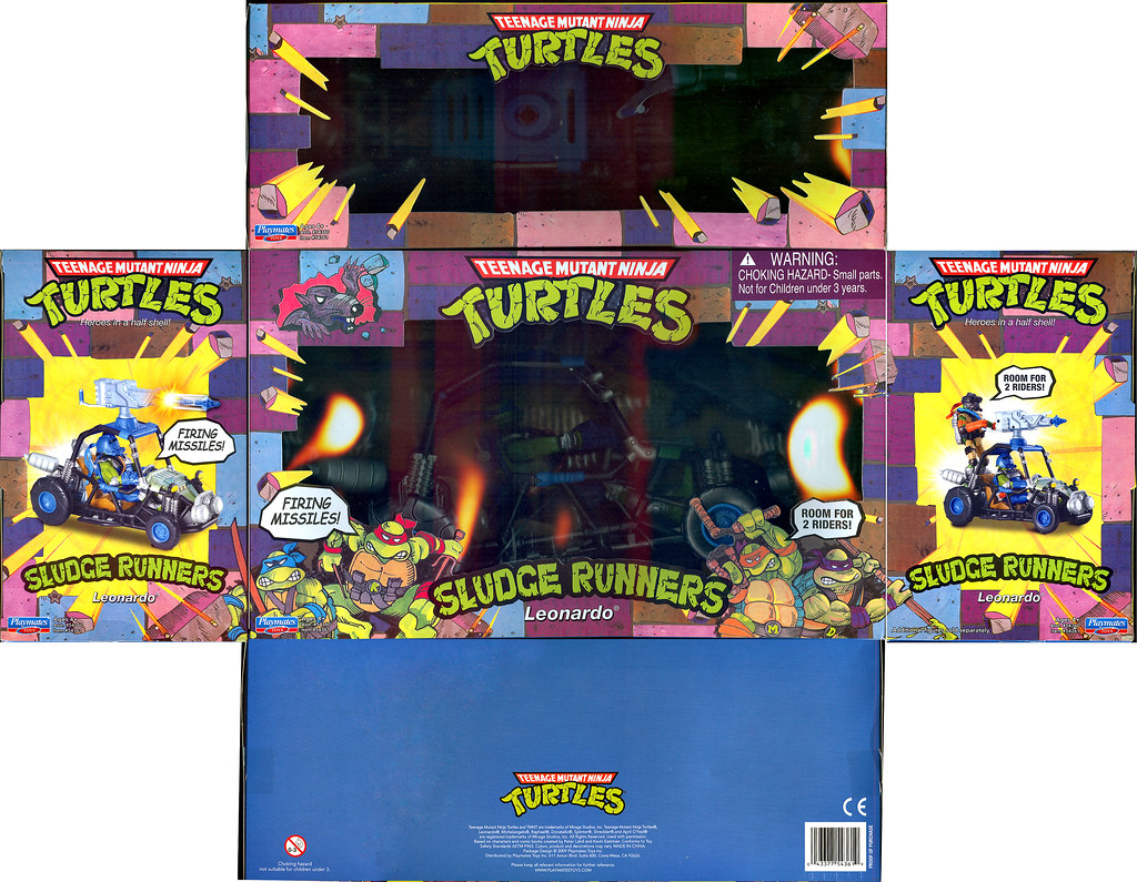 Teenage Mutant Ninja Turtles 'SLUDGE RUNNERS' :: LEONARDO ..box i (( 2010 )) by tOkKa