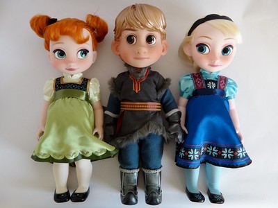 Retired Authentic Disney Store Frozen Kristoff 16" Animator Doll 