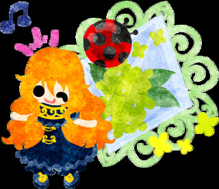 春のフリーのイラスト素材 可愛い女の子と黄色い花のクリスタル Free Illustration Of Sprin Flickr