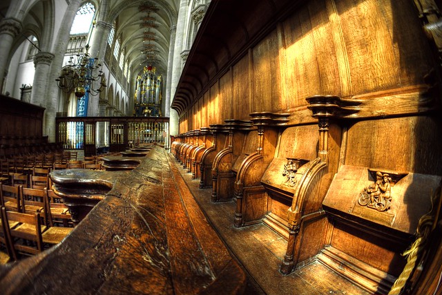 Unusual things are going on in the Grote Kerk in Breda...