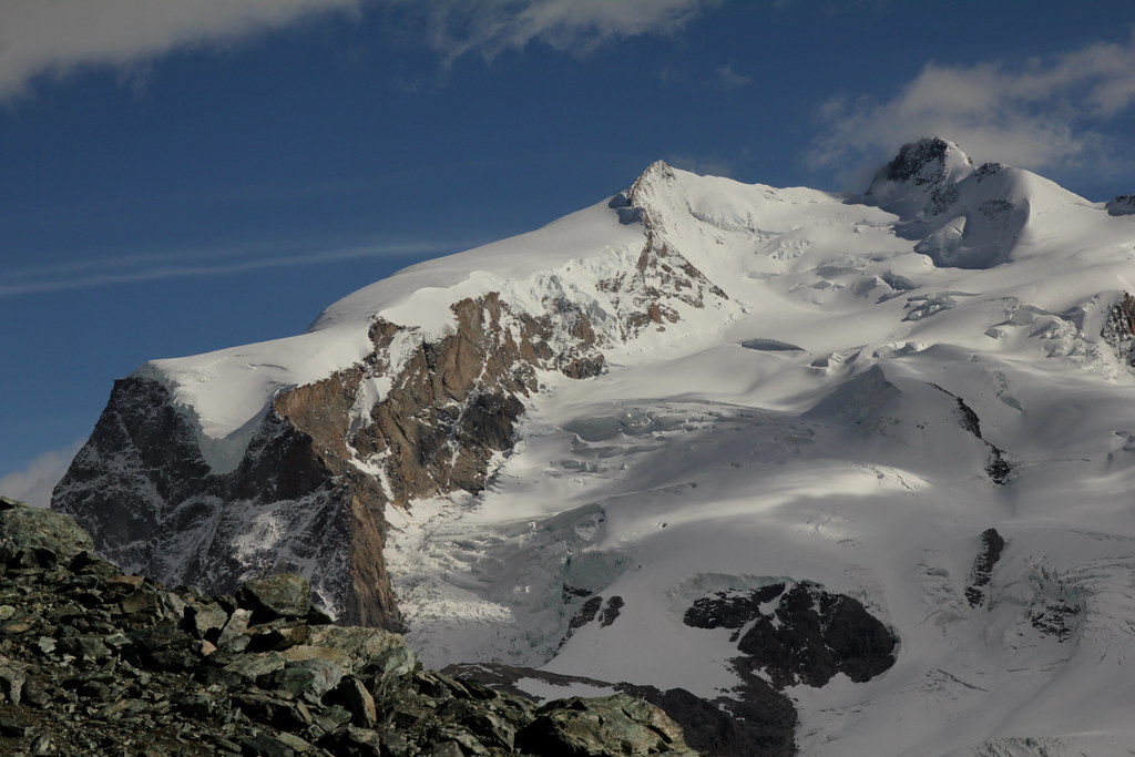 Monte Rosa Red Monte Rosa Massiv mit Nordend und Dufourspitze ( Berg - Mo… | Flickr