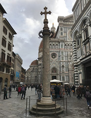 The Column of St. Zenobius, Battistero di San Giovanni, Florença.