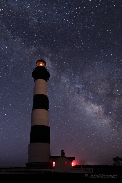 Milky Way & Bodie Island Lighthouse (HFF)