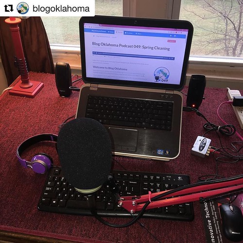 #Repost @blogoklahoma with @repostapp ・・・ New episode up!! Yay!! Good to be back after unintentional month long break. Blog Oklahoma Podcast 049: Spring Cleaning In this week's episode we talk about what I've been doing all month, I list my top 5 dusty th | by programwitch