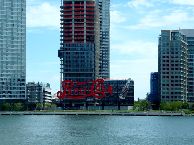 The Pepsi-Cola Sign - East River - New York City