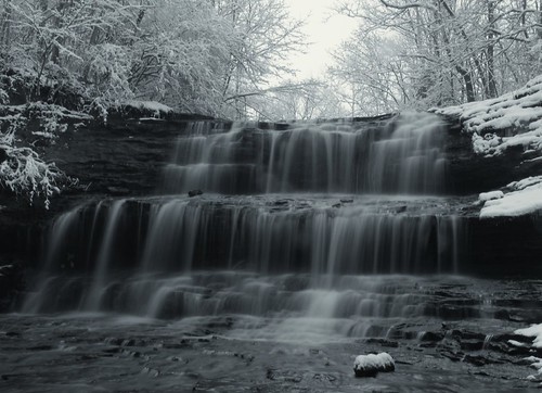 winter water waterfalls hillsboroohio