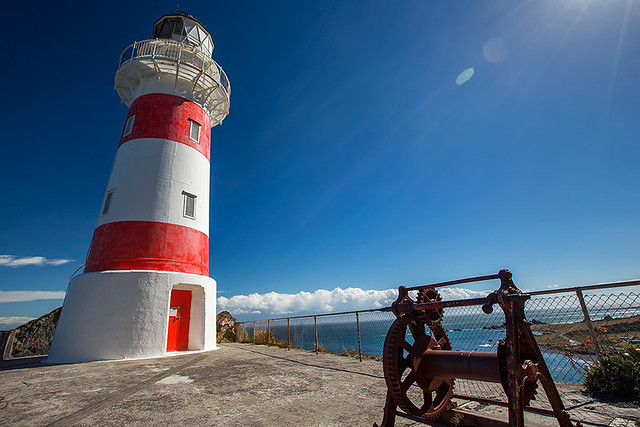 Cape Palliser Lighthouse, New Zealand.