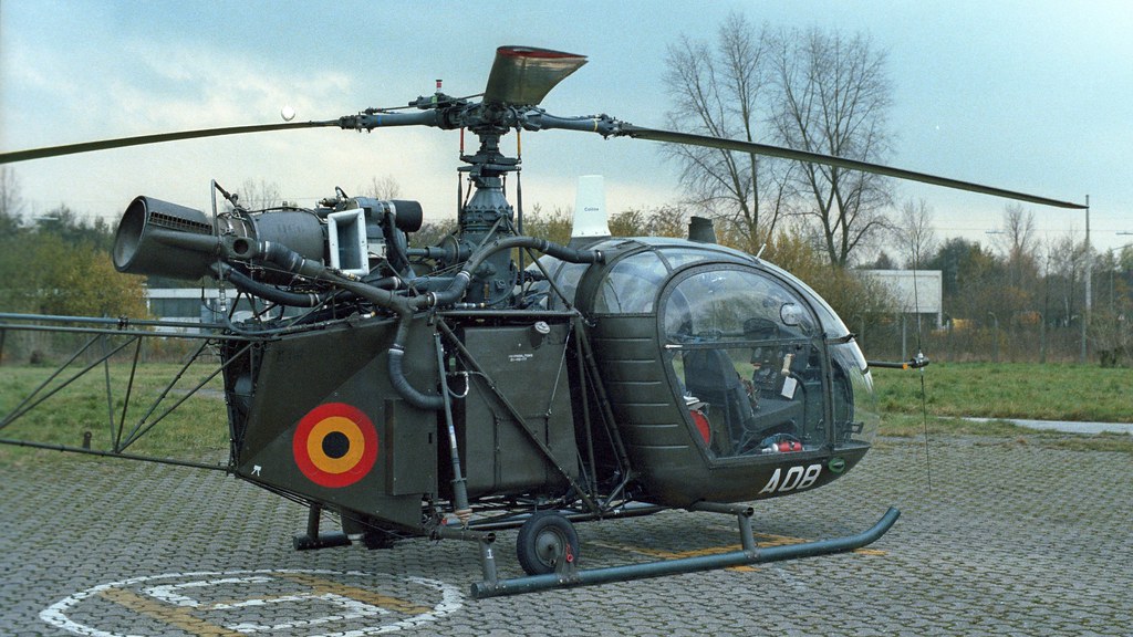 A08 Alouette II | It belongs to Belgium, but seen here at Mu… | Flickr