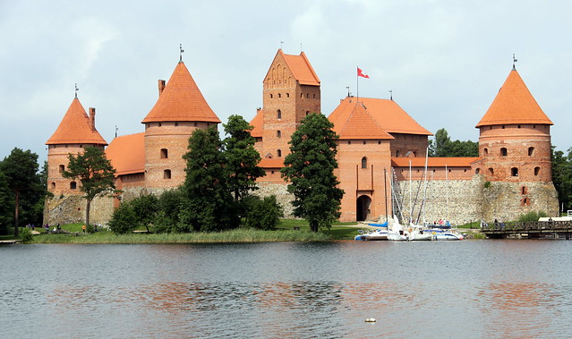 LITUÂNIA - TRAKAI - Castelo do século XIV
