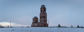 Flickr photo: Winter sunset in russian village