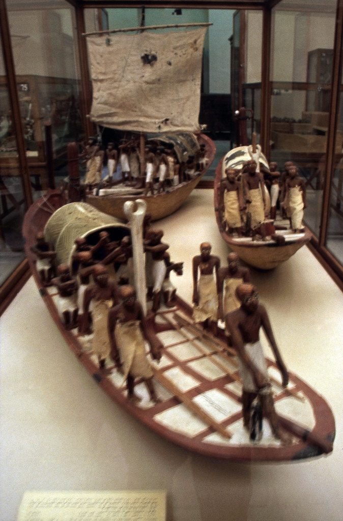 Ägypten 1999 (613) Kairo: Schiffsmodelle, Ägyptisches Museum