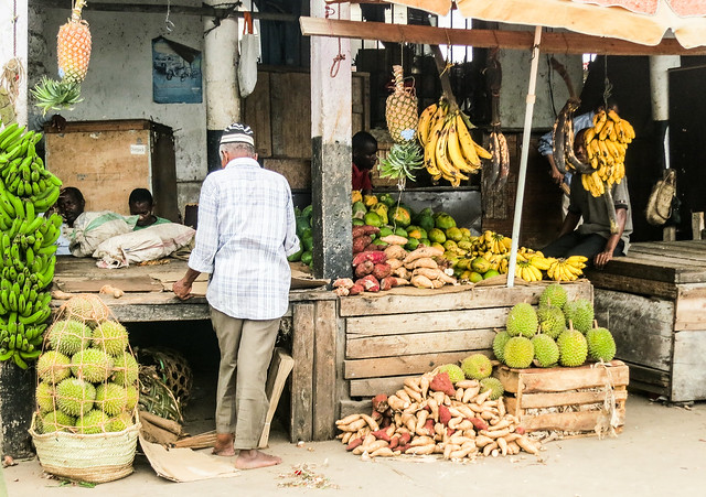 Fruit market, Zanzibar
