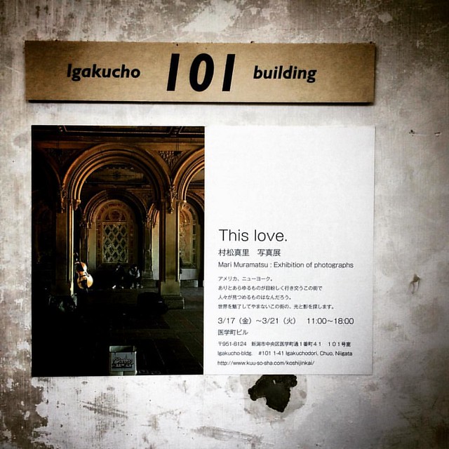 村松真里写真展「This love.」3/17（金）〜21（火）11：00〜18：00／医学町ビル1階・101号室  写真も箱もステキでした。