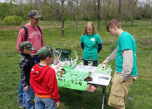 Earth Day Program Includes Environmental Education Students and Nearly 70 Visitors