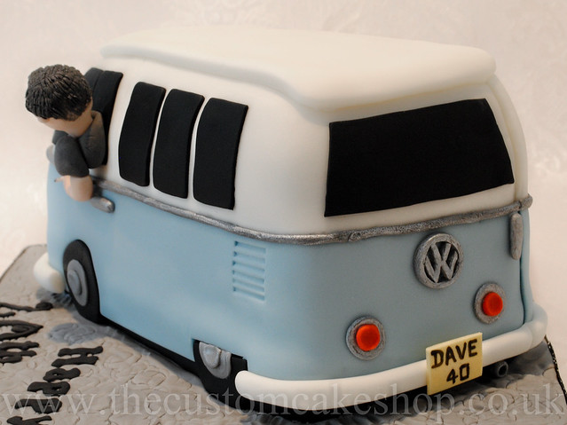 VW Camper Van Splity Birthday Cake
