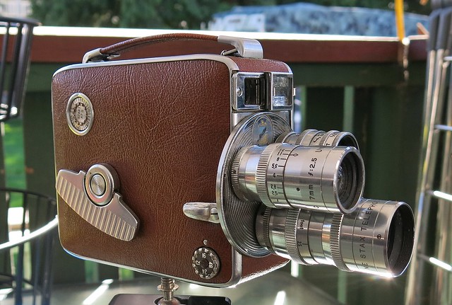 1955 Keystone Olympic K-35 Turret 8mm movie camera