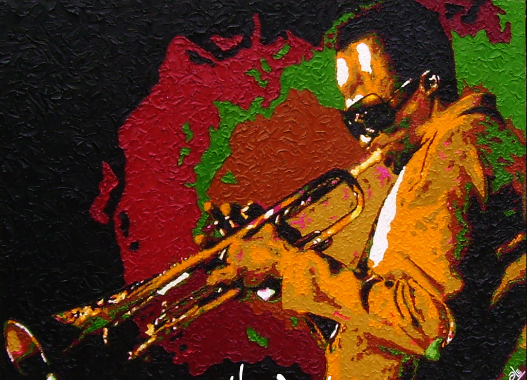 MILES DAVIS | Miles Davis Técnica: oleo con espátula Formato… | Flickr