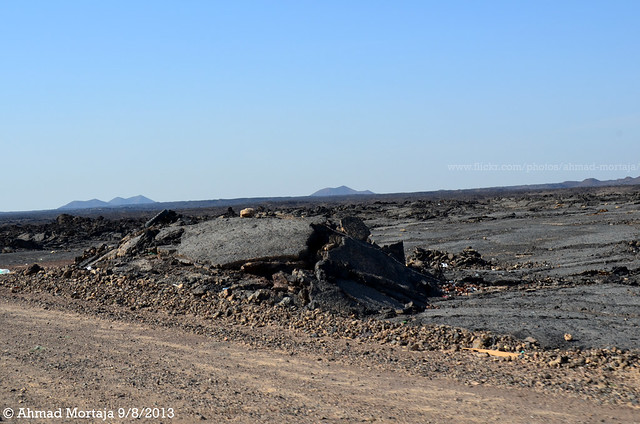 A journey between lava fields: Lava concrete