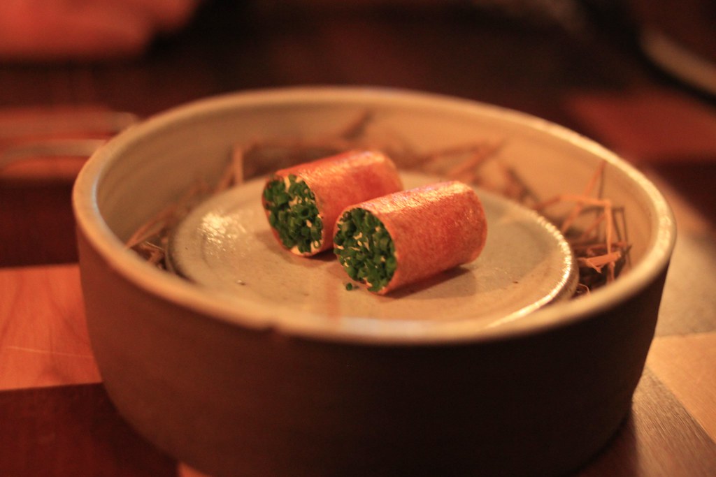 Fish Roe Creppe Cured Salmon Roe | in a crispy crepe Willow's Inn Lummi Isla… | Flickr
