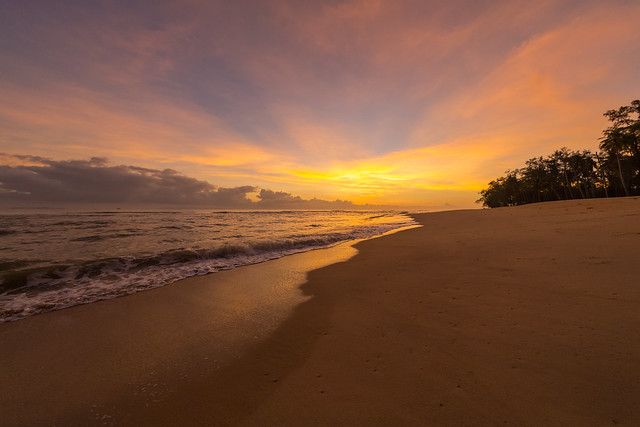 Sunrise at Terrapuri Beach, Penarik, Terengganu, Malaysia