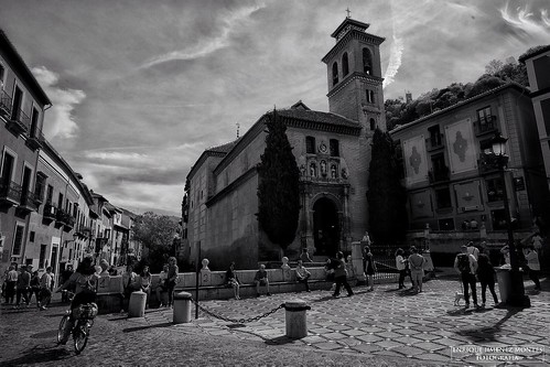 Iglesia de Santa Ana y Paseo de los Tristes - Granada