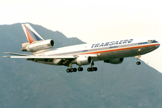 Transaero | McDonnell Douglas DC-10-30 | N141AA | Hong Kong Kai Tak