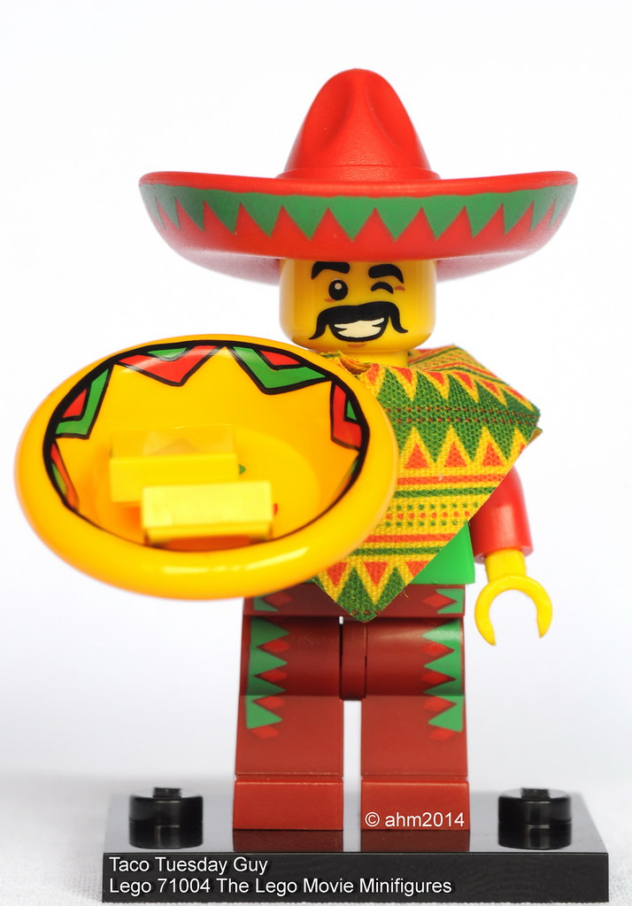 Lego 71004 Lego Movie Series 1 Taco Tuesday #12 Minifigure CMF Mexican