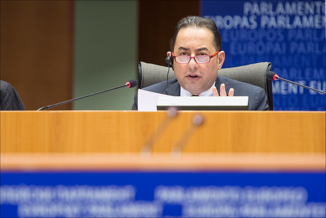 Parliament's Vice-President Gianni Pittella opens the plenary