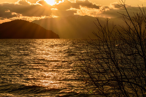 東近江市 滋賀県 japan 琵琶湖 沖島 湖 lake 夕景 sunset