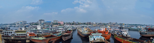 Sadarghat Panoramic View | Dhaka2017
