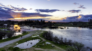 San Joaquin River Sunset