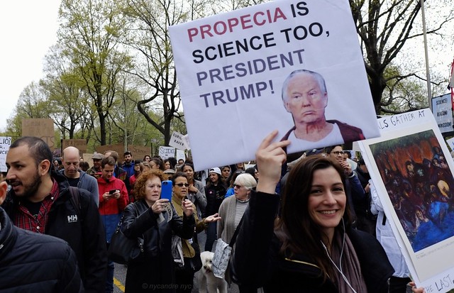 Propecia is science too, President Trump!