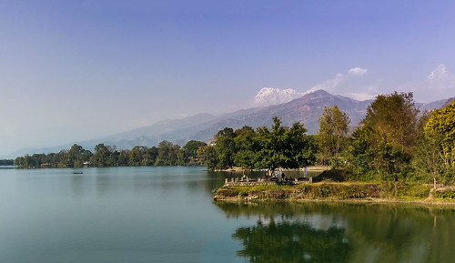 pokhara nepal arifinbillah river water lake landscape hill nature