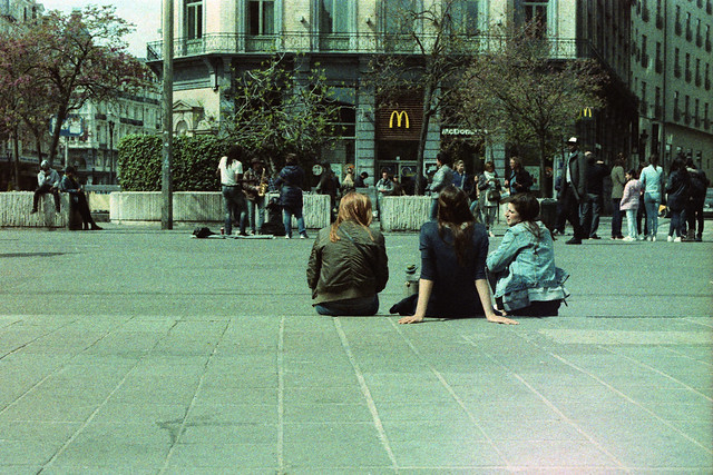 Urban candid. (35mm - Adox Color Implosion 100)