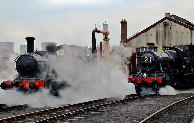 Steam Heat on a cold day at Didcot