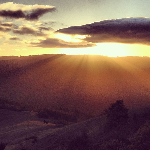 More Sunset Spillover Berry Summit 7 Oct 2013 by homeboy63, instagramapp square squareformat iphoneography fall 2013 humboldt klamathtrinity instagram