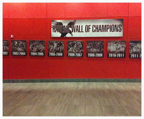 Ravens Wall of Champions - a tradition that just keeps on winning