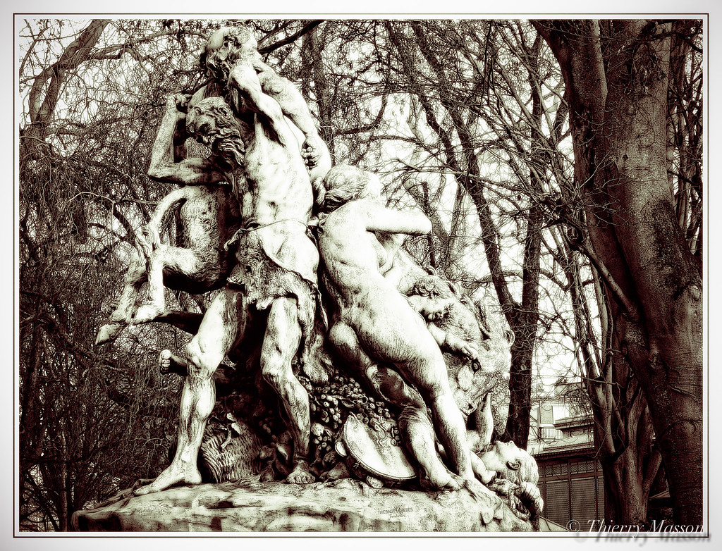 Le Triomphe de Silène, 1878-1885, bronze, Paris, jardin du Luxembourg, Aimé-Jules Dalou (1838-1902)