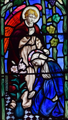 Annunciation (Mary Lowndes, 1897)