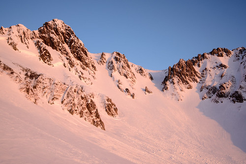 japan 千畳敷カール 中央アルプス 宝剣岳 山 mountain 雪 snow 日の出 sunrise モルゲンロート